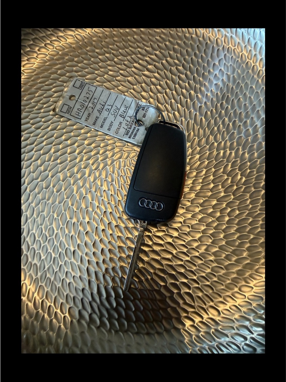 2017 Audi flip key fob, FCC ID NBGFS12P71 Model FS12P71 Works great!
